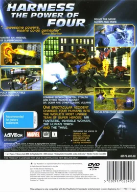 Fantastic 4 box cover back